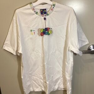 Cool Shirtz Play Cool White T-Shirt Embroidery Men’s XL Designed Melbourne HTF